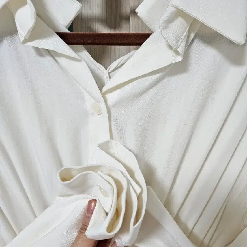 [BUNJANG] Long Shirt Collar Dress / (새것같은) 셔츠카라 롱 원피스