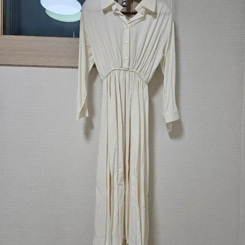 [BUNJANG] Long Shirt Collar Dress / (새것같은) 셔츠카라 롱 원피스