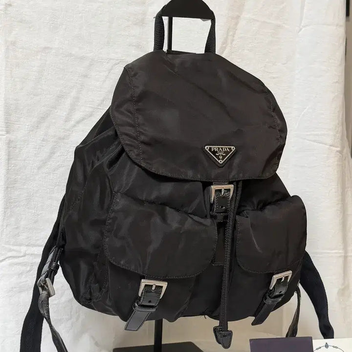 [BUNJANG] Prada Medium Backpack - Deep Brown / 정품 프라다 미디움 백팩 딥브라운(게런티카드 있음)