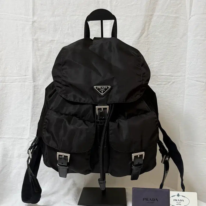 [BUNJANG] Prada Medium Backpack - Deep Brown / 정품 프라다 미디움 백팩 딥브라운(게런티카드 있음)