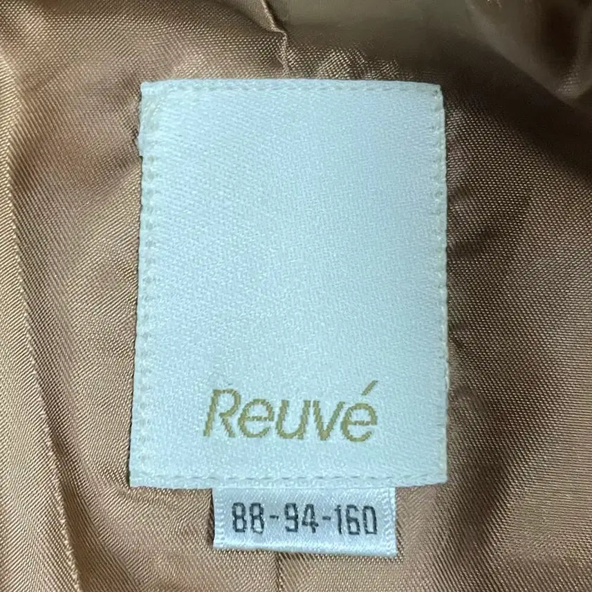 [BUNJANG] Reuve Alpaca Wool Long Coat Brown / Reuve  울, 알파카 롱코트 브라운