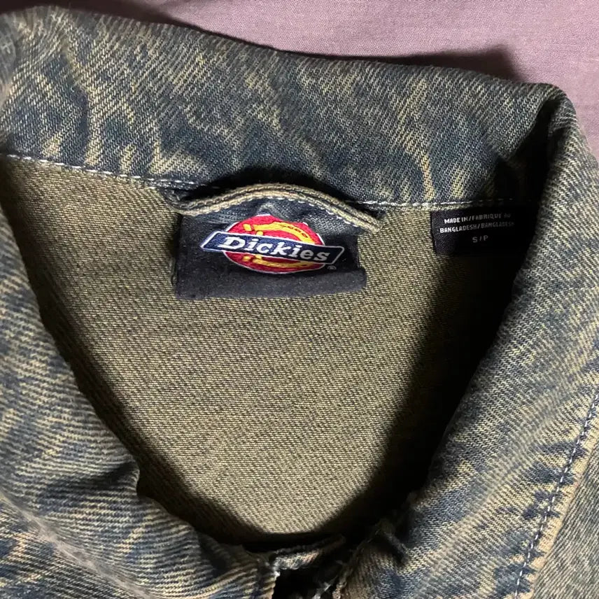 [BUNJANG] DKZ Louis Denim Jacket (Deep Green, S) / 디키즈 루이스타운 데님 자켓 딥그린 S