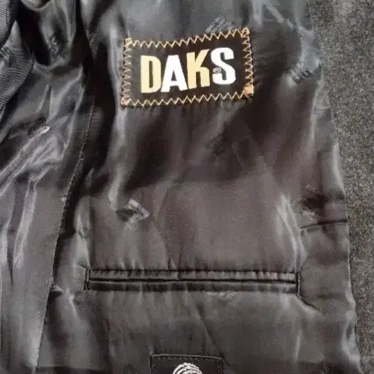 [BUNJANG] Daks Black Wool Jacket / 닥스 연블랙모직 남성 자켓