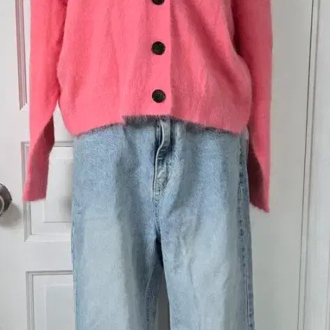 [BUNJANG] THE GREAT Angora Pink Cardigan / the graet 더 그레이트 앙고라 핑크 가디건