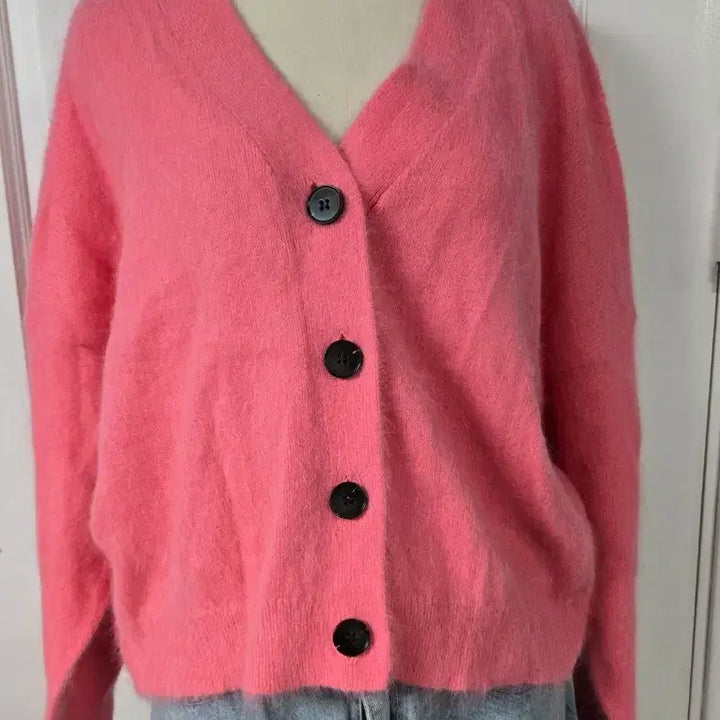 [BUNJANG] THE GREAT Angora Pink Cardigan / the graet 더 그레이트 앙고라 핑크 가디건