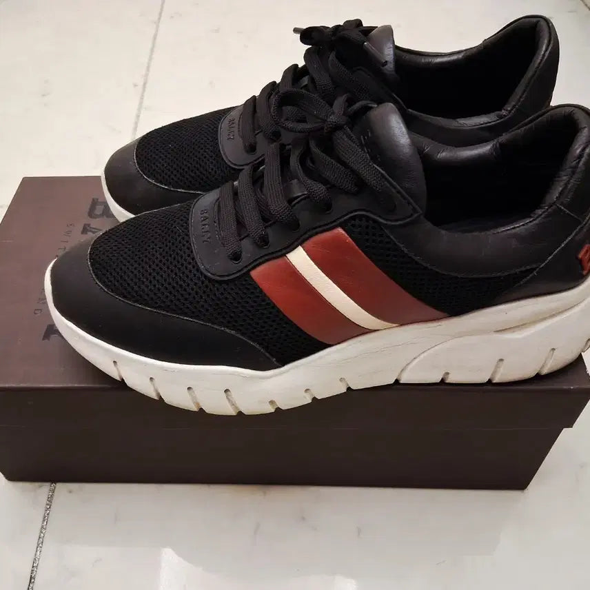 [BUNJANG] Bally Sneakers / BALLY 발리 스니커즈 블랙 남성용 운동화