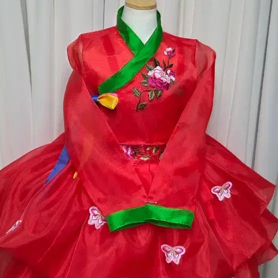 [BUNJANG] Fusion Hanbok Double Layered Kang Kang Skirt / 고고장구. 난타북. 퓨젼한복.   2겹 캉캉이. 허리 황진이말기   신상