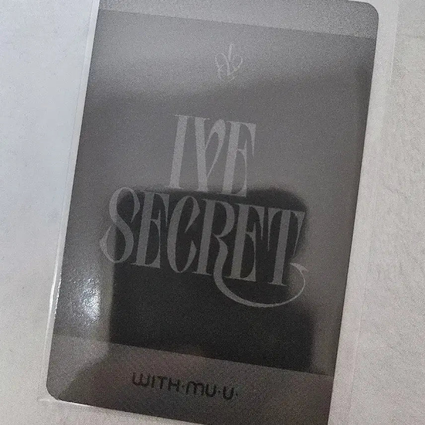IVE아이브 Secret시크릿 위드뮤 레이 폴라로이드