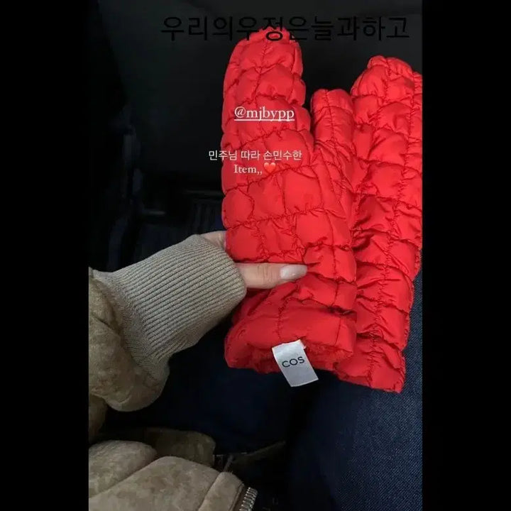 [BUNJANG] COS Quilted Gloves / 새상품)cos 민주픽 퀼티드 장갑