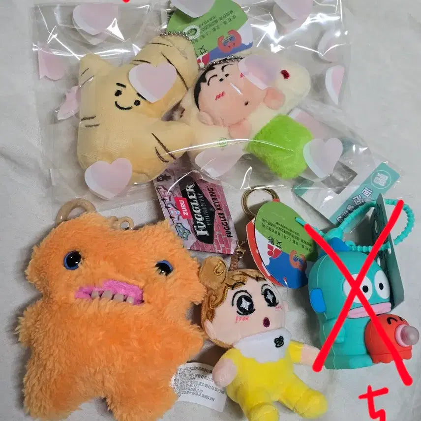 [BUNJANG] Doll Keyring / 생강 맹구 퍼글러 짱아 인형키링