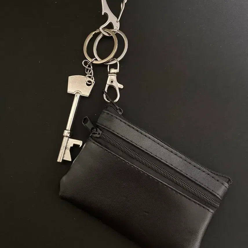 [BUNJANG] Minimalist Card Wallet Keyring / 동전지갑 겸 카드지갑 키링
