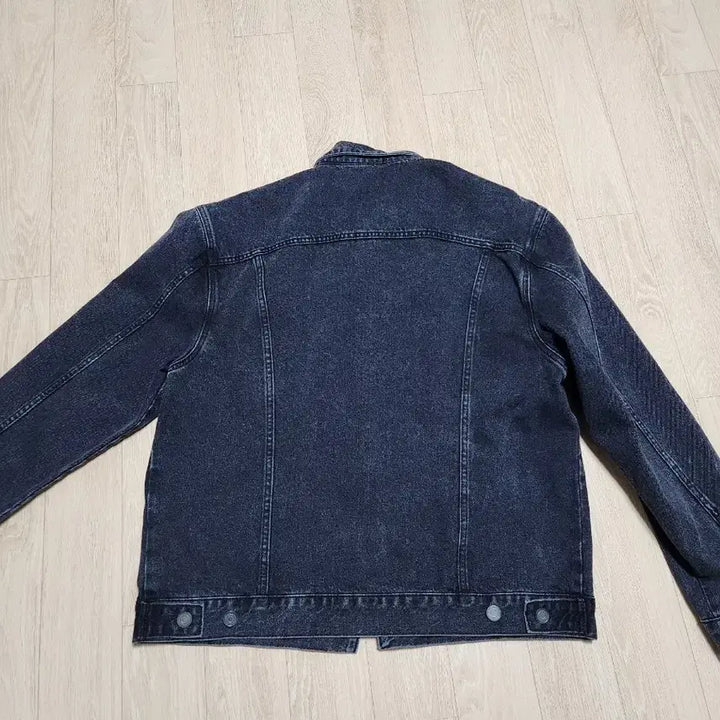 [BUNJANG] Branded Denim Jacket (XL) / [브랜디드] 데님 자켓 블랙 인디고 (XL)