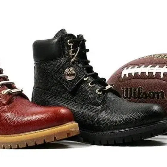 [BUNJANG] Timberland Horween Leather NFL Edition Burgundy Boots sz9 / 팀버랜드 부츠  호윈 레더 NFL 에디션 버건디 sz9