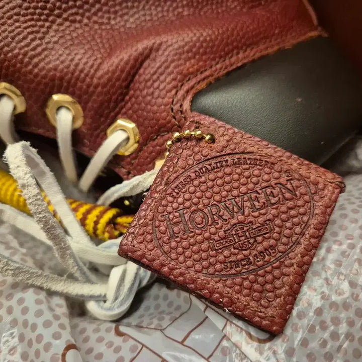 [BUNJANG] Timberland Horween Leather NFL Edition Burgundy Boots sz9 / 팀버랜드 부츠  호윈 레더 NFL 에디션 버건디 sz9