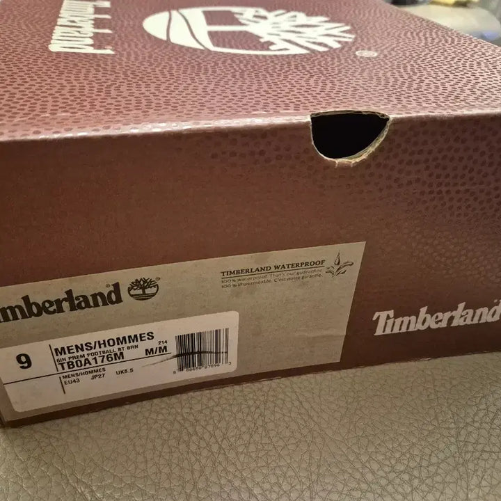 [BUNJANG] Timberland Horween Leather NFL Edition Burgundy Boots sz9 / 팀버랜드 부츠  호윈 레더 NFL 에디션 버건디 sz9