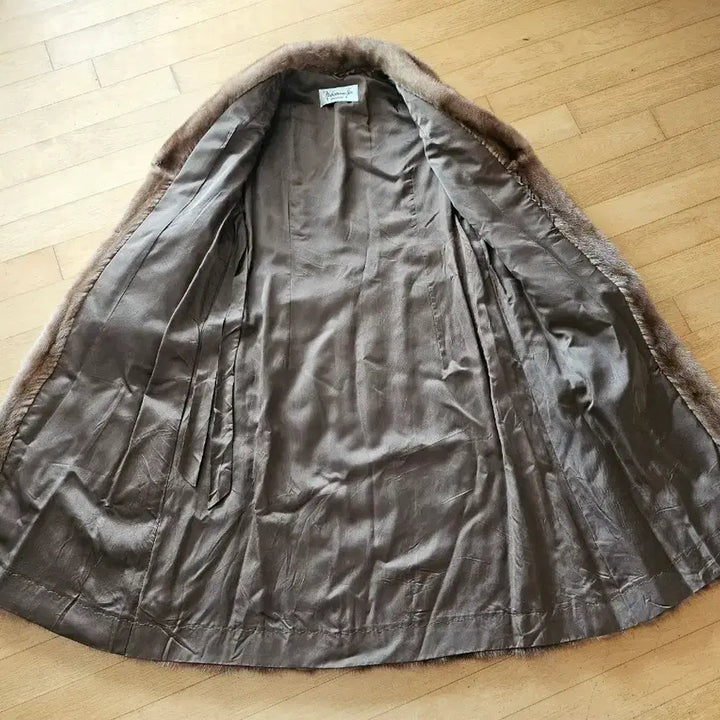 [BUNJANG] Pastel Mink Long Coat / 파스텔 롱밍크코트