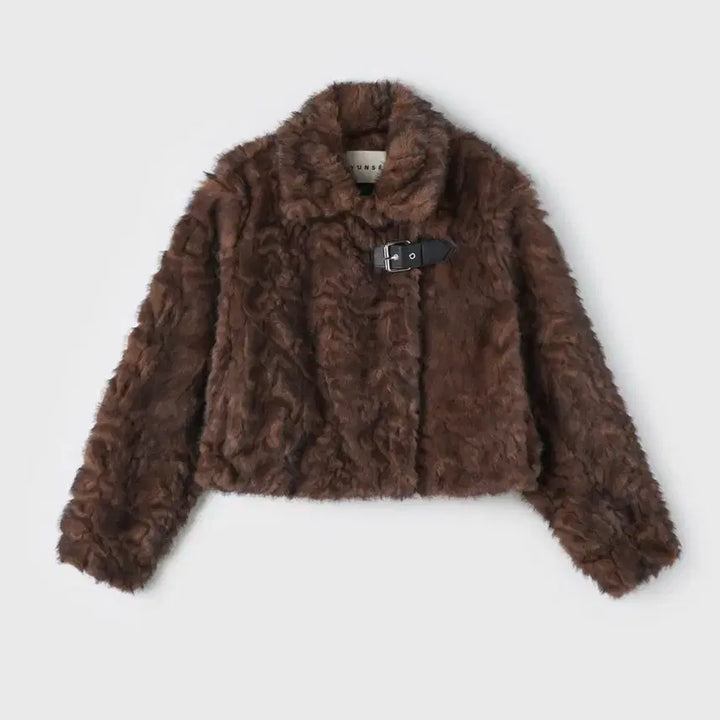 [BUNJANG] Yunse Fur Jacket Brown / 윤세 Yunse Fur jacket 브라운