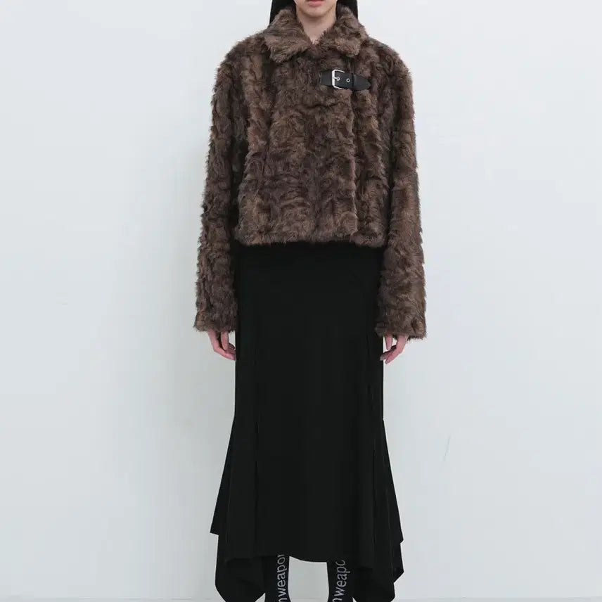 [BUNJANG] Yunse Fur Jacket Brown / 윤세 Yunse Fur jacket 브라운