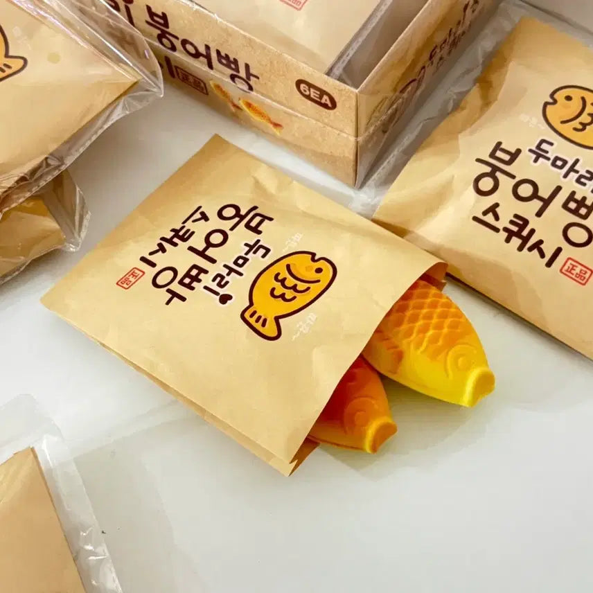 [BUNJANG] Squishy Toy - Two Goldfish - Sealed / 두마리 붕어빵 말랑이 스퀴시(미개봉)