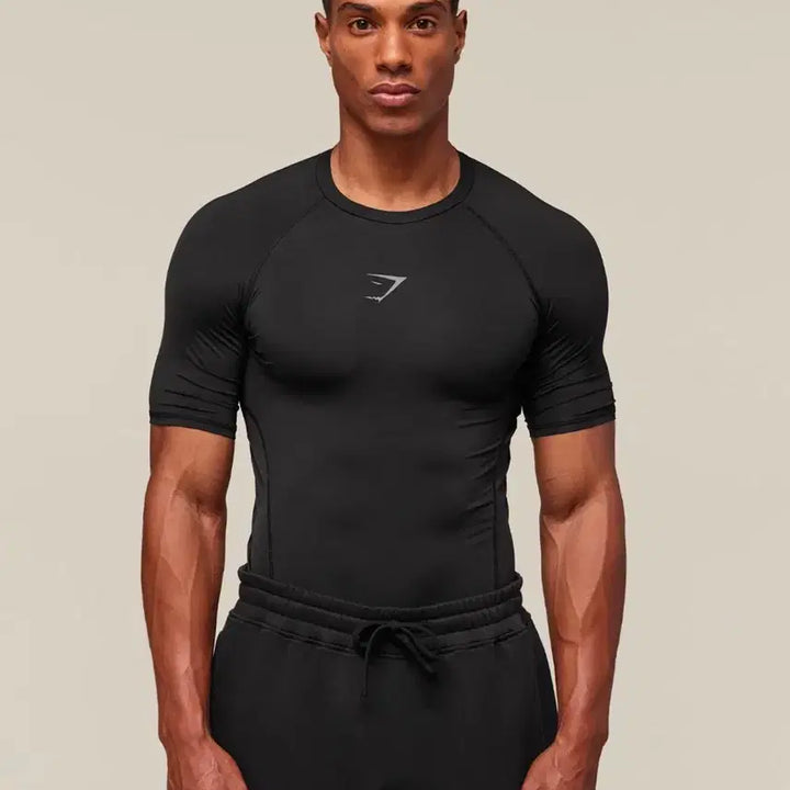[BUNJANG] Gymshark Element Black Short Sleeve T-shirt / [s]짐샤크 엘리멘트 블랙 반팔 새상품