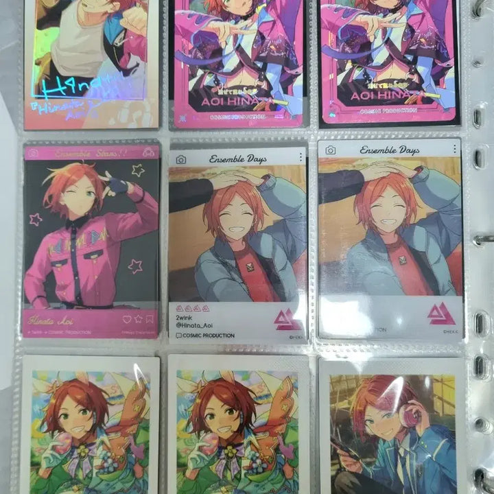 [BUNJANG] Ensemble Stars Aoi Hinata PASH! Photo Cards Bundle Set / 앙스타 아오이 히나타 지류 파샷츠 파샤 18장 일괄 판매합니다~