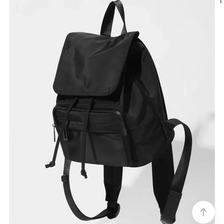 [BUNJANG] Nylon Mini Backpack Black / 나일론 미니백팩 블랙 시즈니룩 위시코어 무채색룩