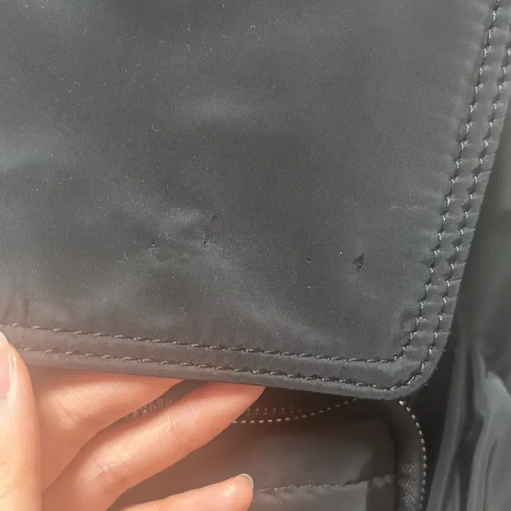 [BUNJANG] Nylon Mini Backpack Black / 나일론 미니백팩 블랙 시즈니룩 위시코어 무채색룩