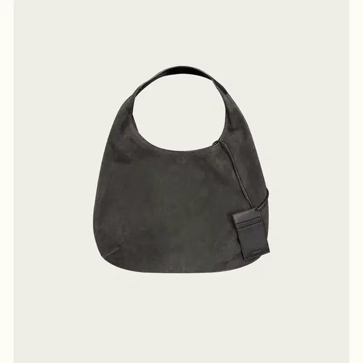 [SOLD OUT] 리본빛 베른 호보 백 차콜