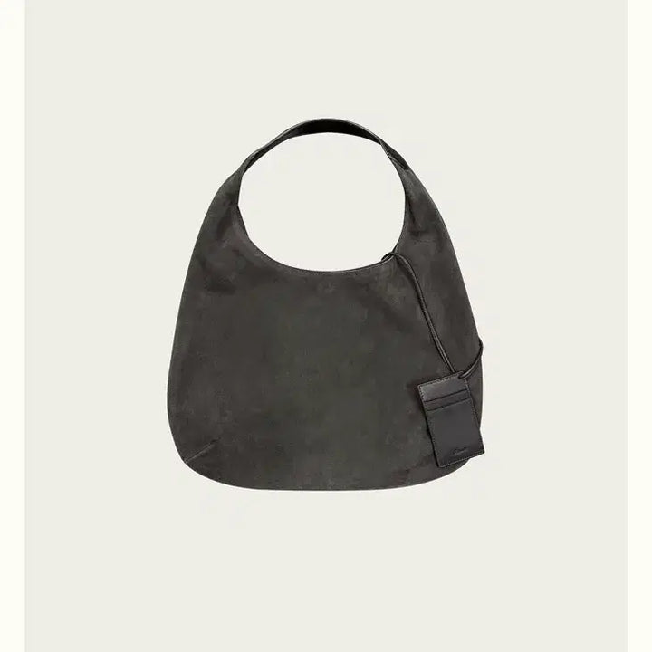 [SOLD OUT] 리본빛 베른 호보 백 차콜