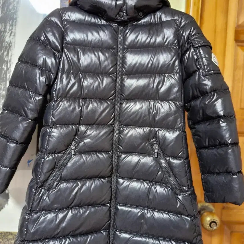[BUNJANG] Moncler Kids Long Padded Jacket / 몽클레어 블랙 롱패딩 키즈
