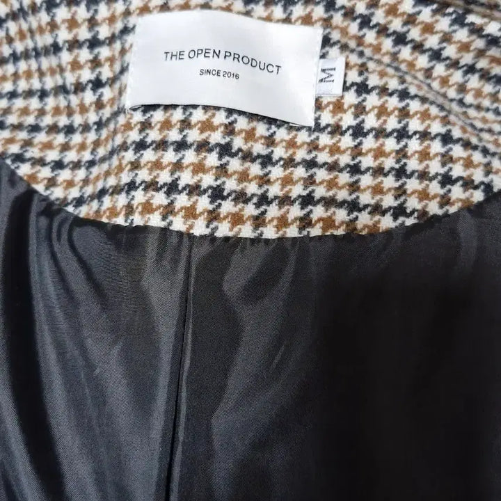 [BUNJANG] The Open Product Check Long Coat / 더오픈프로덕트 체크 롱코트