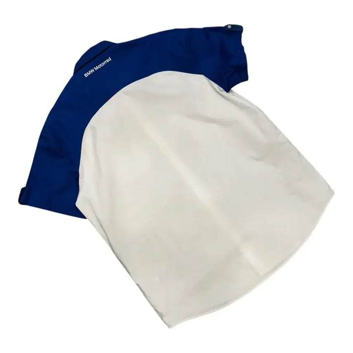 [BUNJANG] BMW 2014 Raglan Short Sleeve Shirt Blue White / [L] BMW 비엠더블유 2014 나그랑 반팔 셔츠 블루 화이트