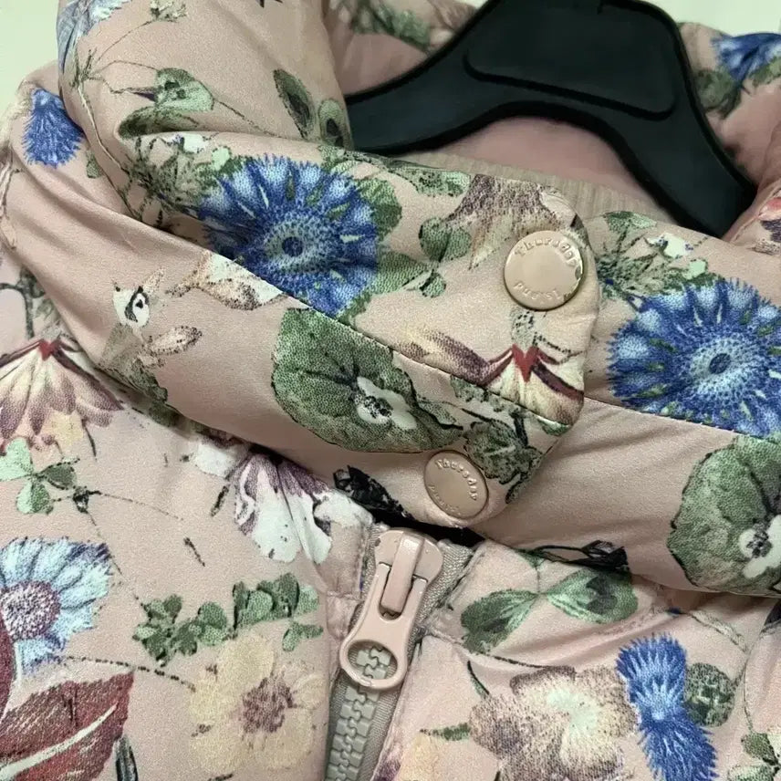 [BUNJANG] Thursday Island Floral Padded Duck Down Jacket Pink / 써스데이아일랜드 플라워 꽃무늬 패딩 오리털 점퍼 자켓 숏패딩 핑크
