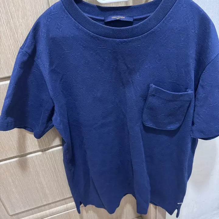 [BUNJANG] Louis Vuitton 3D Pocket Monogram Short Sleeve T-shirt / 루이비통 3d 포켓 모노그램 반팔 티셔츠