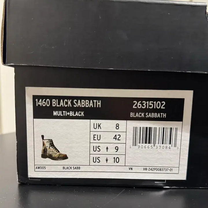 [BUNJANG] Dr. Martens 1460 Black Sabbath Collaboration Boots / 닥터마틴 1460 X 블랙사바스 270 UK8