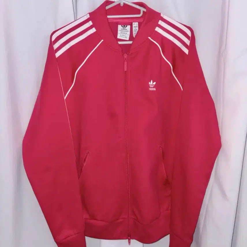 [BUNJANG] Adidas Pink Jersey / Adidas 아디다스 딸기 찐핑크 핫핑크 져지