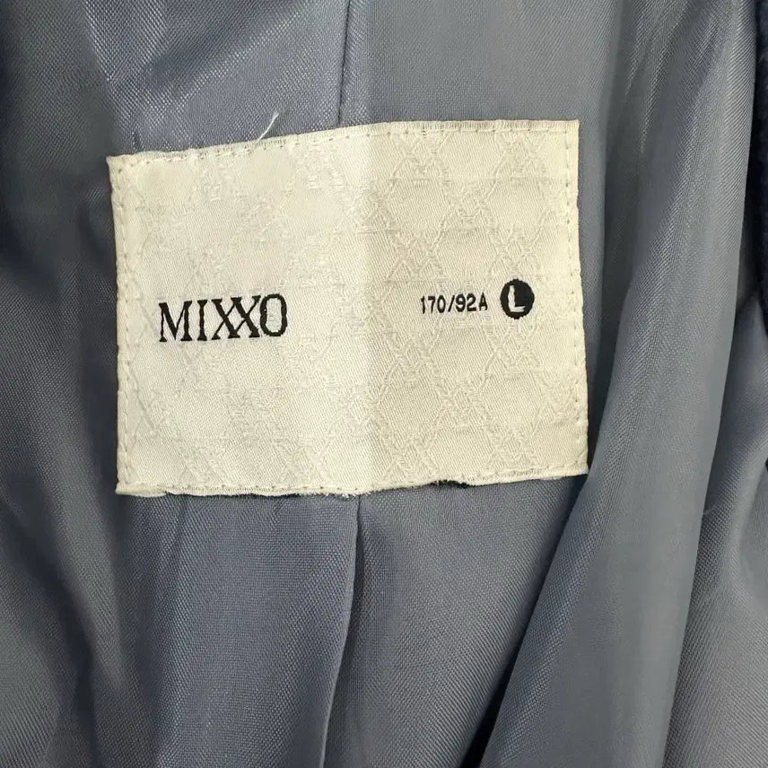 [BUNJANG] Mixxo Double Breasted Long Coat Light Blue / [L/66~77] 믹쏘 더블브레스티드 롱 코트 라이트 블루