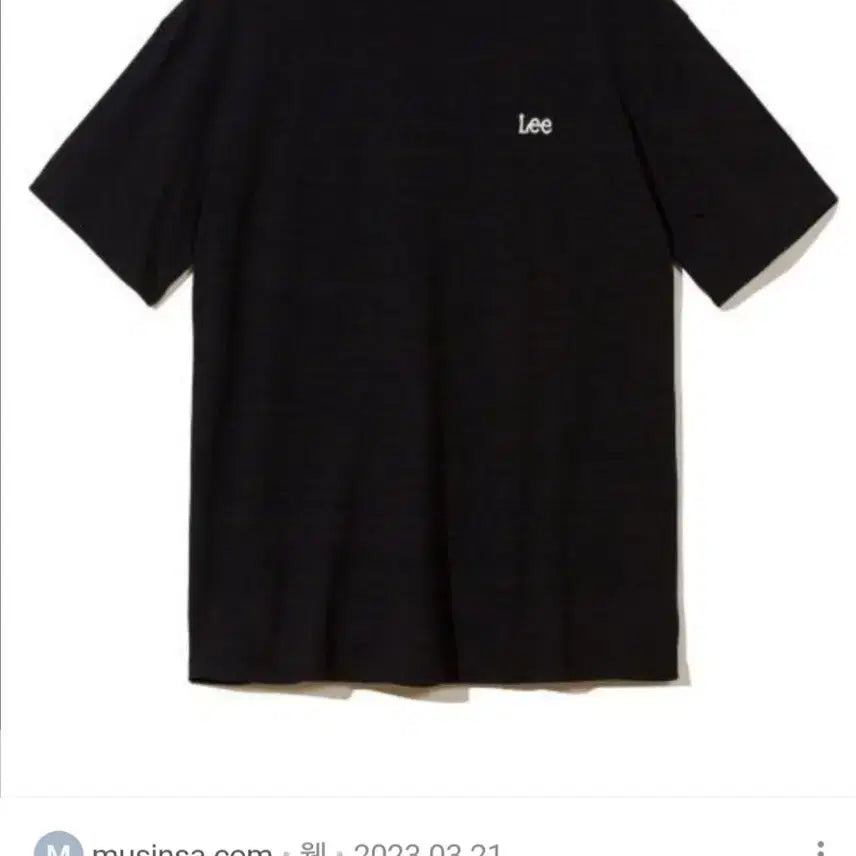 [BUNJANG] Lee White T-shirt / Lee 흰색 반팔 티셔츠 교신