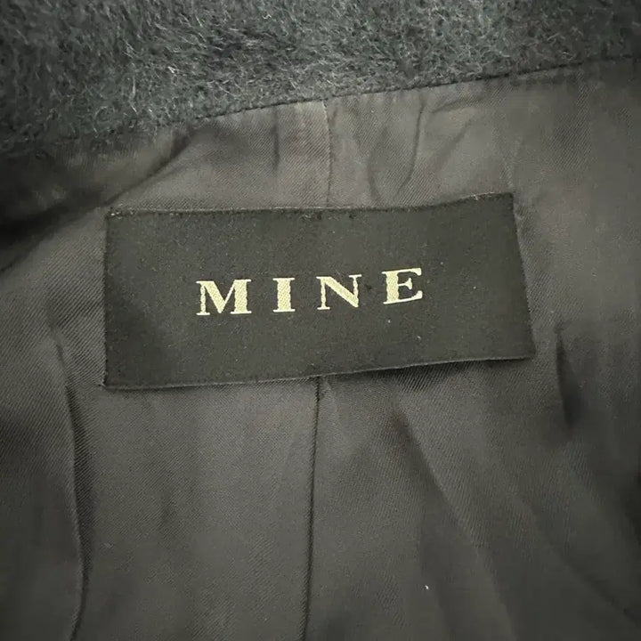 [BUNJANG] Mine Minimal Wool Half Coat Black / [76-90-155/55~66] 마인 미니멀 울 하프 코트 블랙