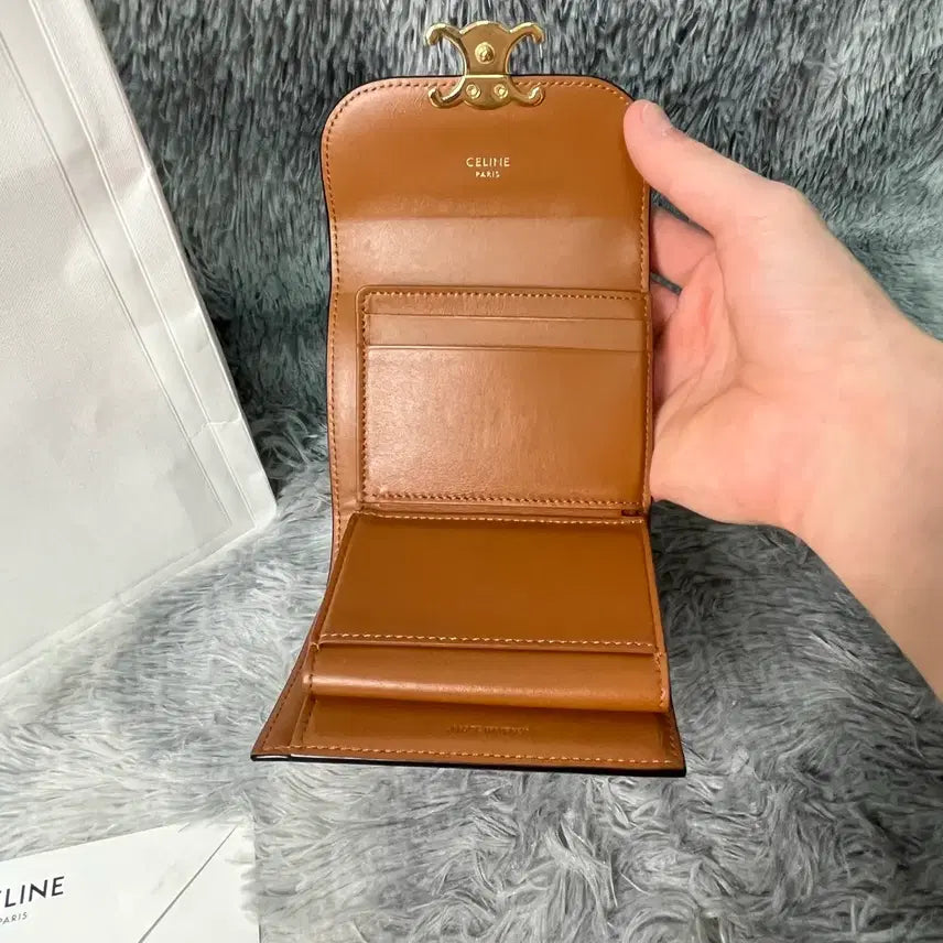 [BUNJANG] Celine Triomphe Wallet / [OS,풀구성품,영수증 O] 셀린느 트리옹프 반지갑