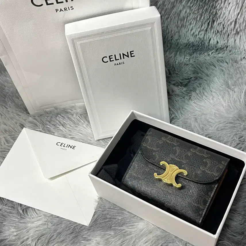 [BUNJANG] Celine Triomphe Wallet / [OS,풀구성품] 셀린느 트리옹프 반지갑
