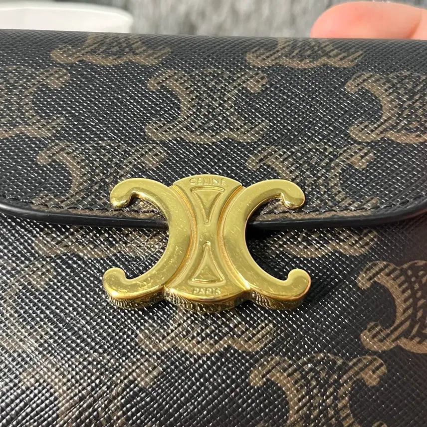 [BUNJANG] Celine Triomphe Wallet / [OS,풀구성품] 셀린느 트리옹프 반지갑