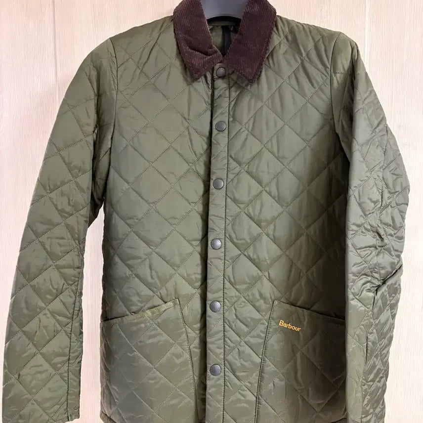 [BUNJANG] Barbour Men's Quilted Jacket Olive S / 바버 남성 퀼팅자켓 올리브S