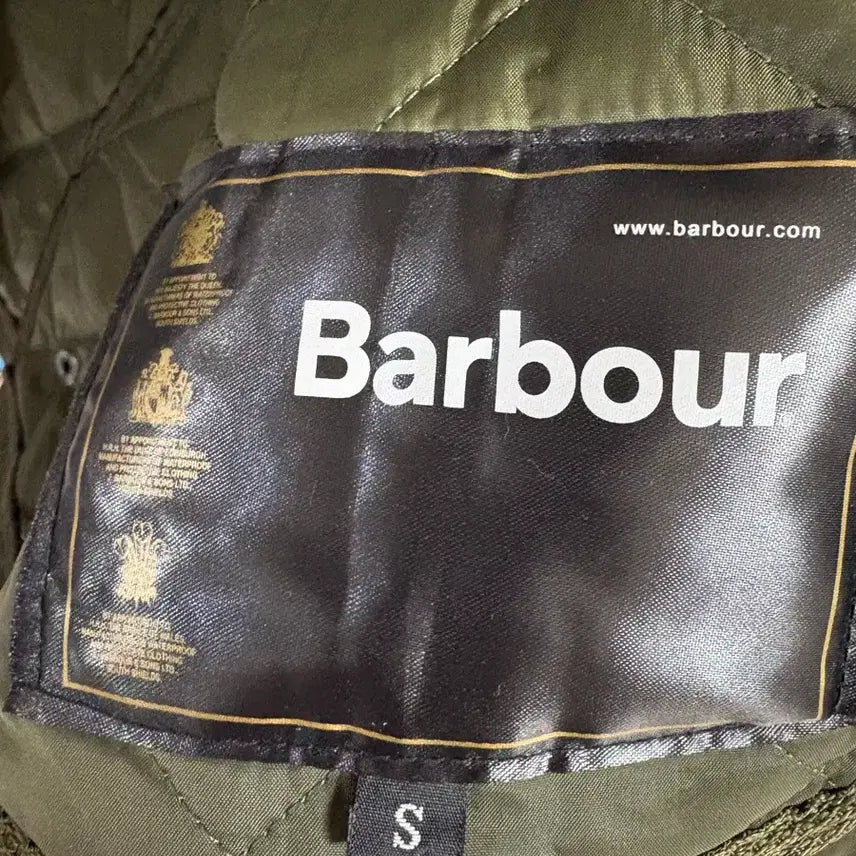 [BUNJANG] Barbour Men's Quilted Jacket Olive S / 바버 남성 퀼팅자켓 올리브S