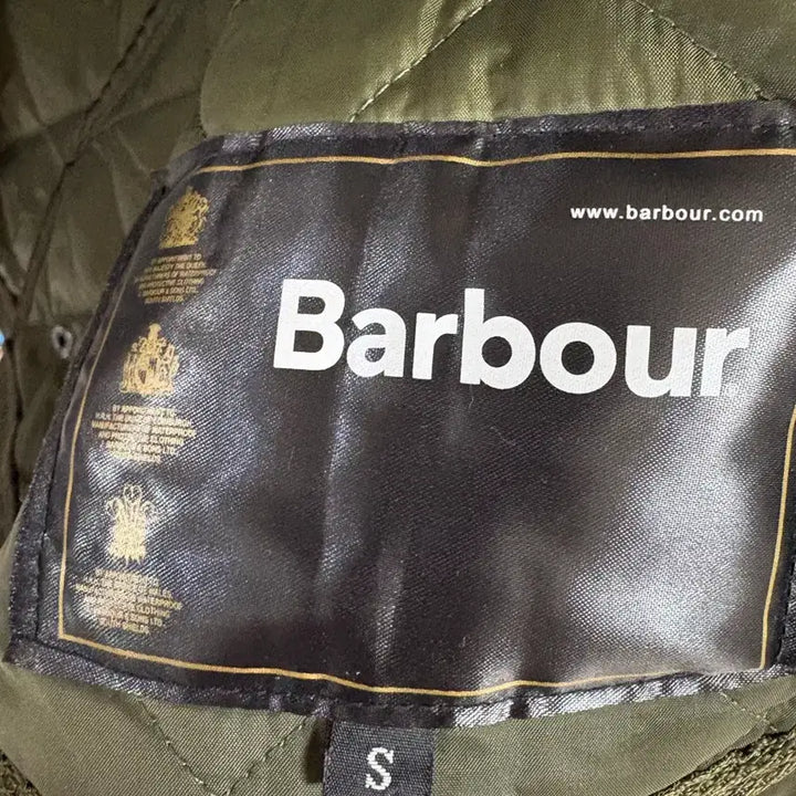[BUNJANG] Barbour Men's Quilted Jacket Olive S / 바버 남성 퀼팅자켓 올리브S