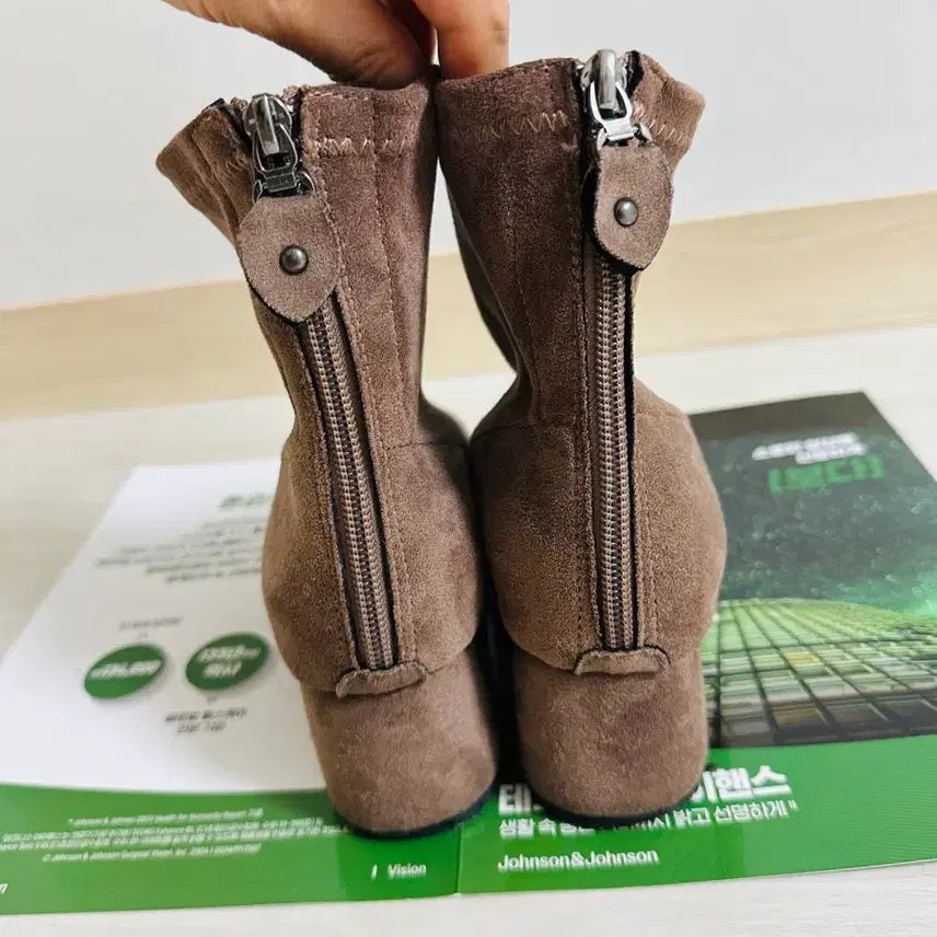 [BUNJANG] Suede Ankle Boots / 부츠