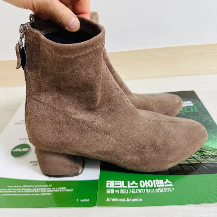 [BUNJANG] Suede Ankle Boots / 부츠