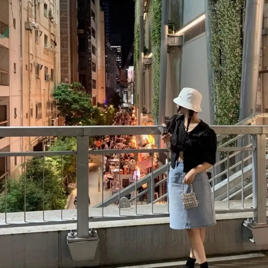 [BUNJANG] Bymood Denim Skirt / Bymood 바이무드 here 청치마 vintage denim skirt