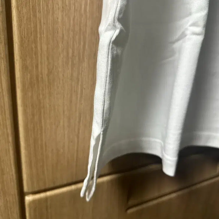 [BUNJANG] Basic White Layered Short Sleeve T-shirt / 흰색 이너 레이어드 반팔티셔츠 L 새상품