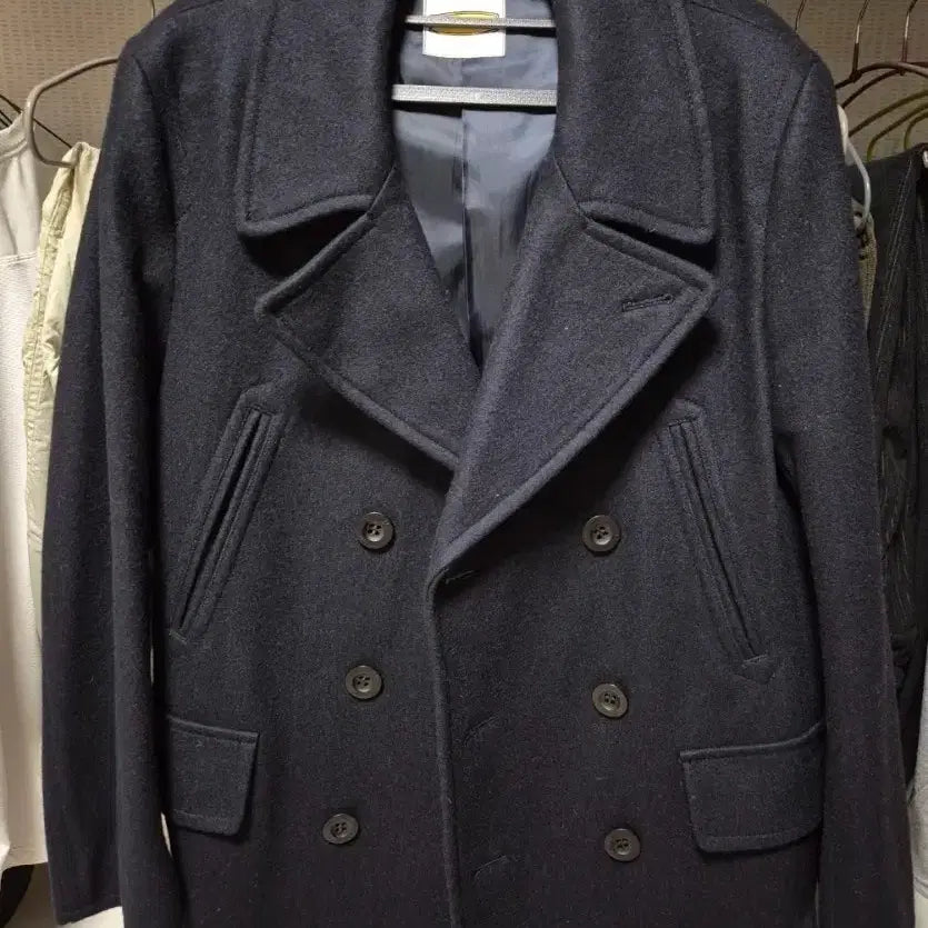 [BUNJANG] Intermezzo Navy Peacoat (Size 100) / 인터메조 네이비 색상의 피코트입니다.(상태좋음)사이즈는 100이고, 재